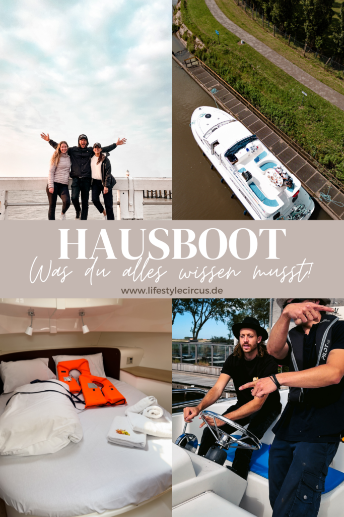 Collage Hausboot Urlaub